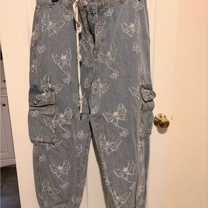 POL Light Blue Denim Pants